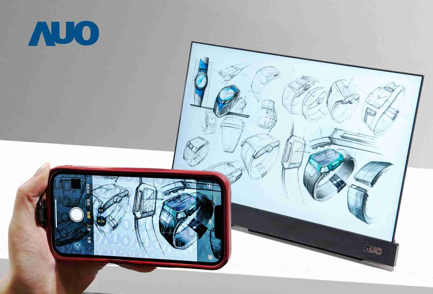 OBPay16吋防窥显示器，，，采用人眼无法察觉、、相机拍摄时才显现的隐藏式水印技术，，未来可结合AI镜头侦测周围环境，，，，实时开启或关闭水印，，大幅提升在公共场域使用显示器的安全性