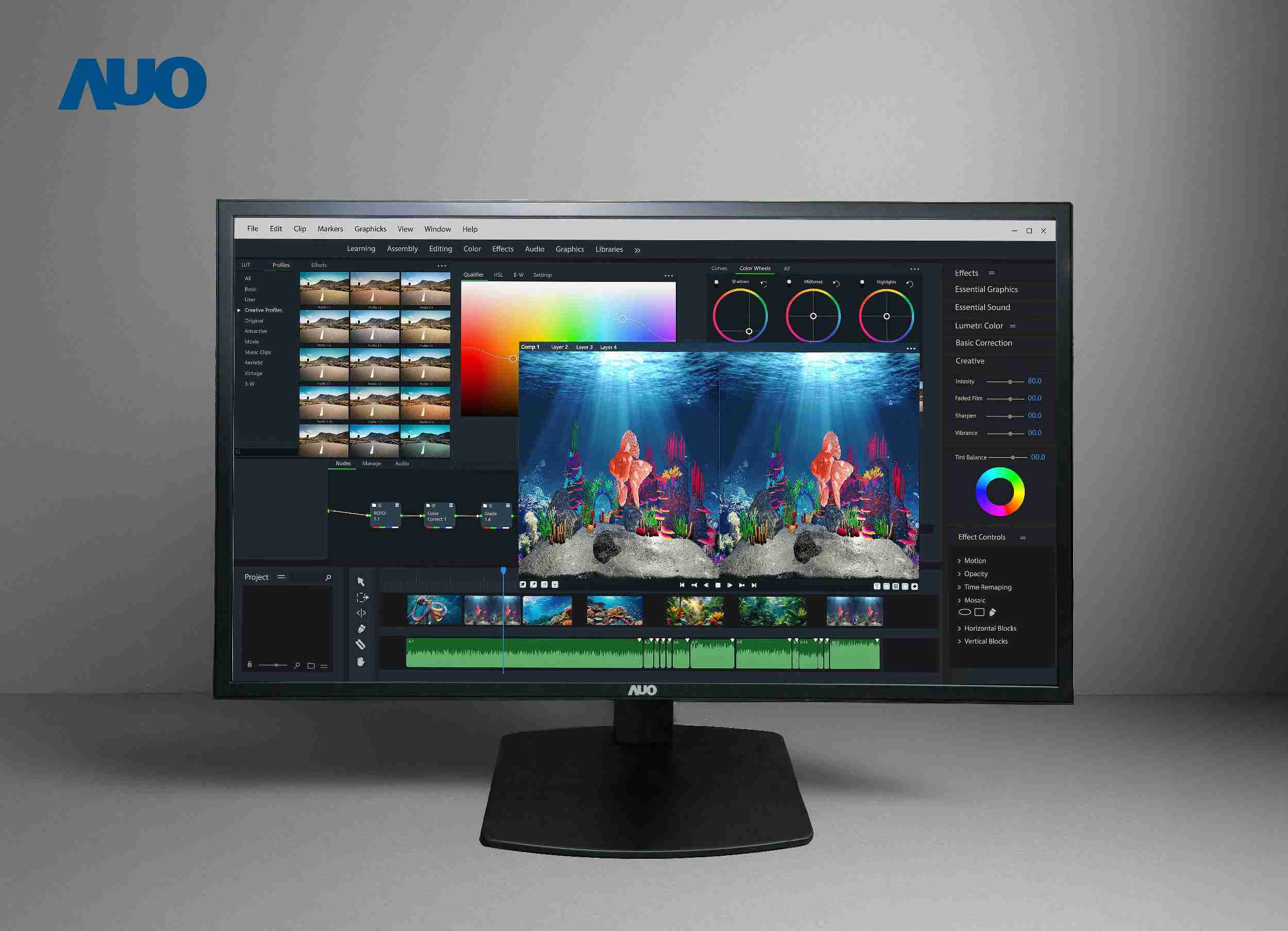OBPay开发32吋2D/3D专业桌上型显示器，，拥有8K4K超高分辨率，，，，并以低串扰算法优化3D显示效果，，，搭载自动眼球追踪功能，，能实时调整3D图像，，，进行实时2D与3D无缝共存窗口，，，提供图像设计工作者突破二维接口的崭新工作氛围与效率